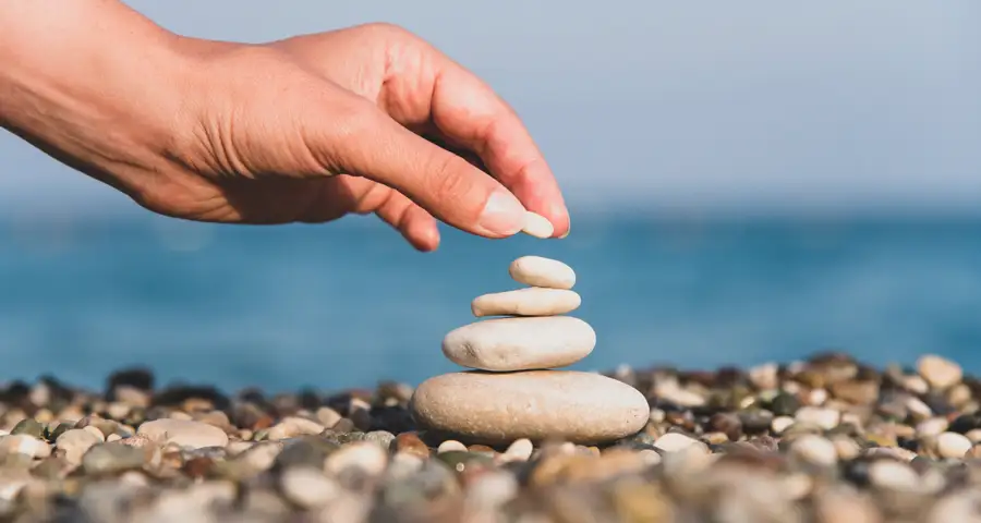 piedras en equilibrio